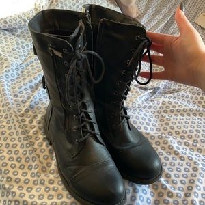 Black Combat Boots